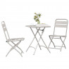 Zestaw bistro 3 pcs Beżowy Stal