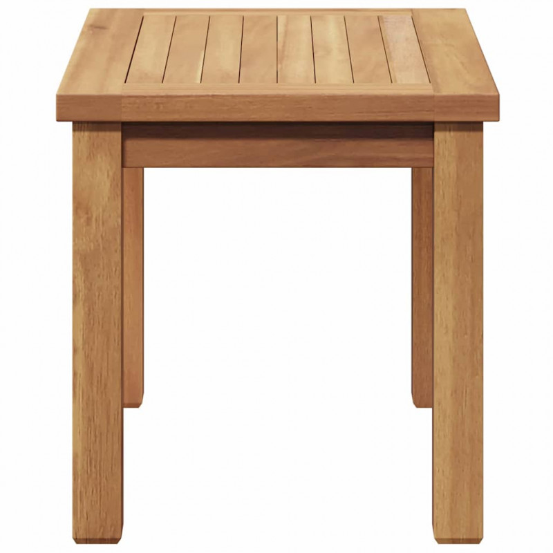 Stolik kawowy Brązowy 50 x 35 x 36 cm Lite drewno teakowe