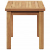 Stolik kawowy Brązowy 50 x 35 x 36 cm Lite drewno teakowe
