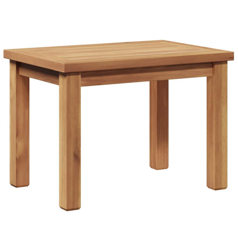 Stolik kawowy Brązowy 50 x 35 x 36 cm Lite drewno teakowe