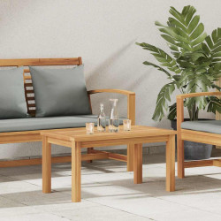 Stolik kawowy Brązowy 70 x 40 x 36 cm Lite drewno teakowe