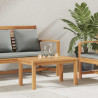 Stolik kawowy Brązowy 70 x 40 x 36 cm Lite drewno teakowe