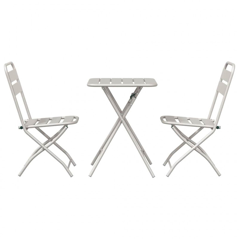 Zestaw bistro 3 pcs Beżowy Stal