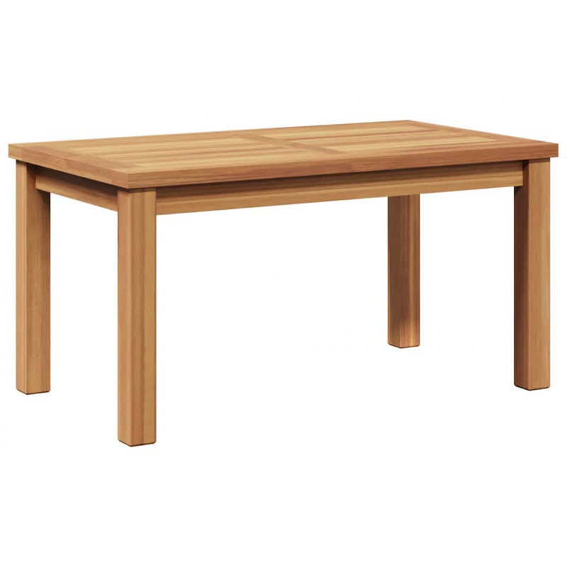 Stolik kawowy Brązowy 70 x 40 x 36 cm Lite drewno teakowe