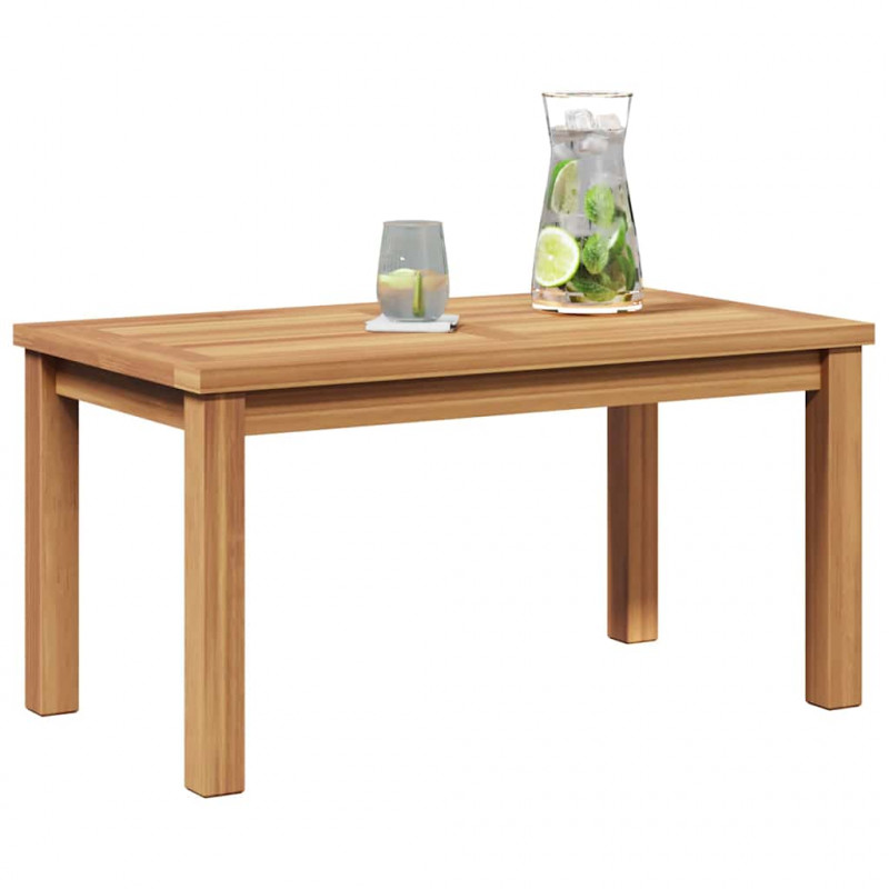 Stolik kawowy Brązowy 70 x 40 x 36 cm Lite drewno teakowe