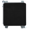 Rolki meblowe 4 szt. z podnośnikiem 13,5x13,5x6 cm Stal 1300 kg