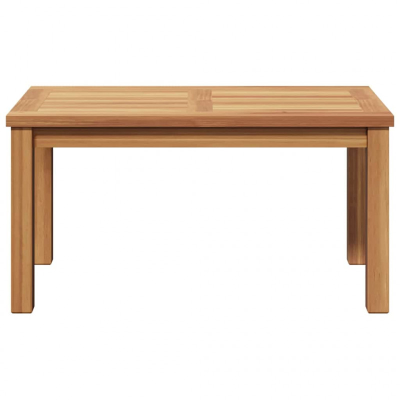 Stolik kawowy Brązowy 70 x 40 x 36 cm Lite drewno teakowe