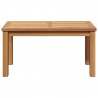 Stolik kawowy Brązowy 70 x 40 x 36 cm Lite drewno teakowe