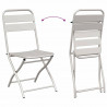 Zestaw bistro 3 pcs Beżowy Stal