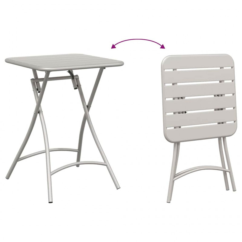 Zestaw bistro 3 pcs Beżowy Stal