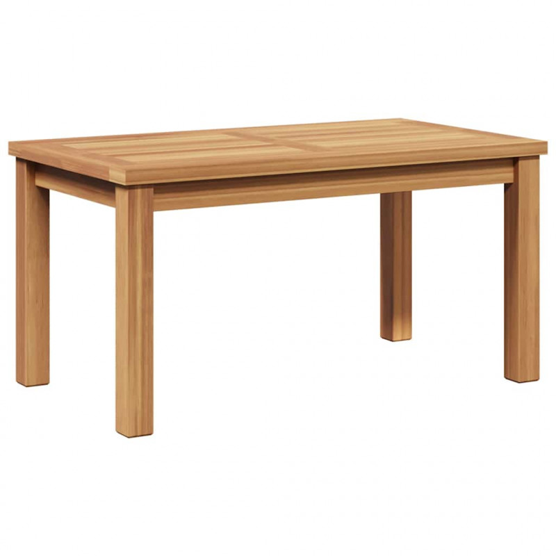 Stolik kawowy Brązowy 70 x 40 x 36 cm Lite drewno teakowe