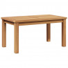 Stolik kawowy Brązowy 70 x 40 x 36 cm Lite drewno teakowe