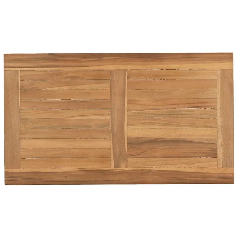 Stolik kawowy Brązowy 70 x 40 x 36 cm Lite drewno teakowe