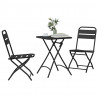 Zestaw bistro 3 pcs Antracyt Stal