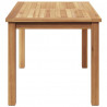 Stolik kawowy Brązowy 90 x 50 x 45,5 cm Lite drewno teakowe