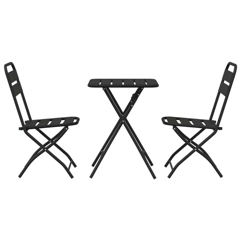 Zestaw bistro 3 pcs Antracyt Stal