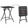 Zestaw bistro 3 pcs Antracyt Stal