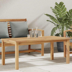 Stolik kawowy Brązowy 110 x 55 x 45 cm Lite drewno teakowe