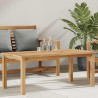 Stolik kawowy Brązowy 110 x 55 x 45 cm Lite drewno teakowe