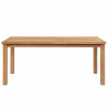 Stolik kawowy Brązowy 110 x 55 x 45 cm Lite drewno teakowe