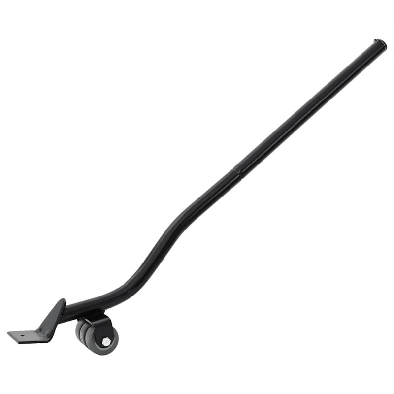 Rolki meblowe 4 szt. z podnośnikiem czarne 13,5x13,5x4,2 cm 300 kg