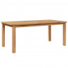 Stolik kawowy Brązowy 110 x 55 x 45 cm Lite drewno teakowe