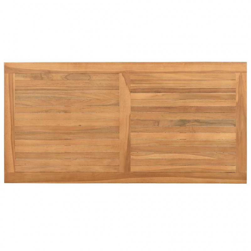 Stolik kawowy Brązowy 110 x 55 x 45 cm Lite drewno teakowe