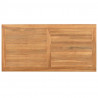 Stolik kawowy Brązowy 110 x 55 x 45 cm Lite drewno teakowe