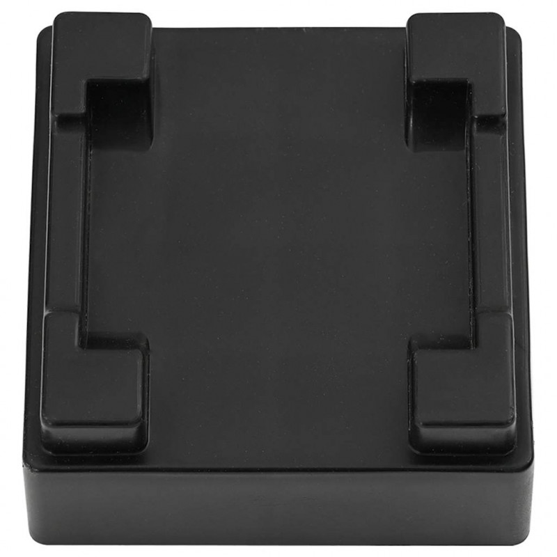 Rolki meblowe 4 szt. z podnośnikiem czarne 13,5x13,5x4,2 cm 300 kg