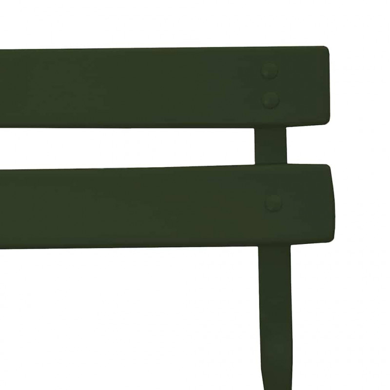 Składane krzesło ogrodowe 2 pcs Zielony 42 x 46 x 82 cm Metal