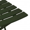 Składane krzesło ogrodowe 2 pcs Zielony 42 x 46 x 82 cm Metal