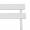 Składane krzesło ogrodowe 2 pcs Biały 42 x 46 x 82 cm Metal