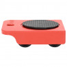 Rolki meblowe 8 szt. z podnośnikami czerwone 9,8x7,5x3 cm 150 kg
