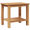 Stolik kawowy Brązowy 50 x 35 x 45 cm Lite drewno tekowe