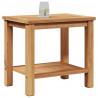 Stolik kawowy Brązowy 50 x 35 x 45 cm Lite drewno tekowe