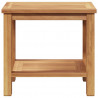 Stolik kawowy Brązowy 50 x 35 x 45 cm Lite drewno tekowe