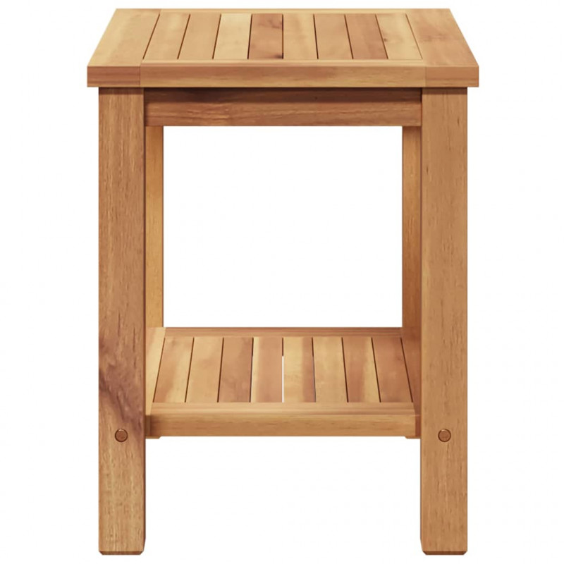 Stolik kawowy Brązowy 50 x 35 x 45 cm Lite drewno tekowe