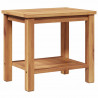 Stolik kawowy Brązowy 50 x 35 x 45 cm Lite drewno tekowe