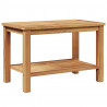 Stolik kawowy Brązowy 70 x 40 x 45 cm Lite drewno tekowe