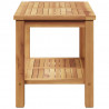 Stolik kawowy Brązowy 70 x 40 x 45 cm Lite drewno tekowe