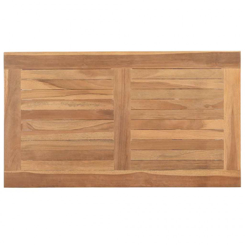 Stolik kawowy Brązowy 70 x 40 x 45 cm Lite drewno tekowe