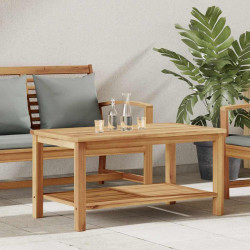 Stolik kawowy Brązowy 90 x 50 x 45 cm Lite drewno tekowe