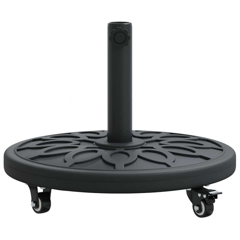 Podstawa do parasola Art Deco Czarny Ø 45 x 39,5 cm Żelazo