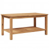 Stolik kawowy Brązowy 90 x 50 x 45 cm Lite drewno tekowe