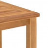 Stolik kawowy Brązowy 110 x 55 x 45 cm Lite drewno tekowe