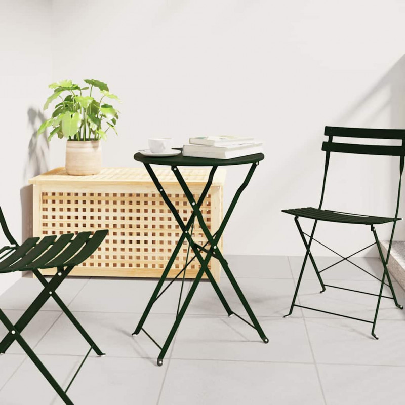 Stolik bistro Ciemna zieleń Ø 50 x 71 cm