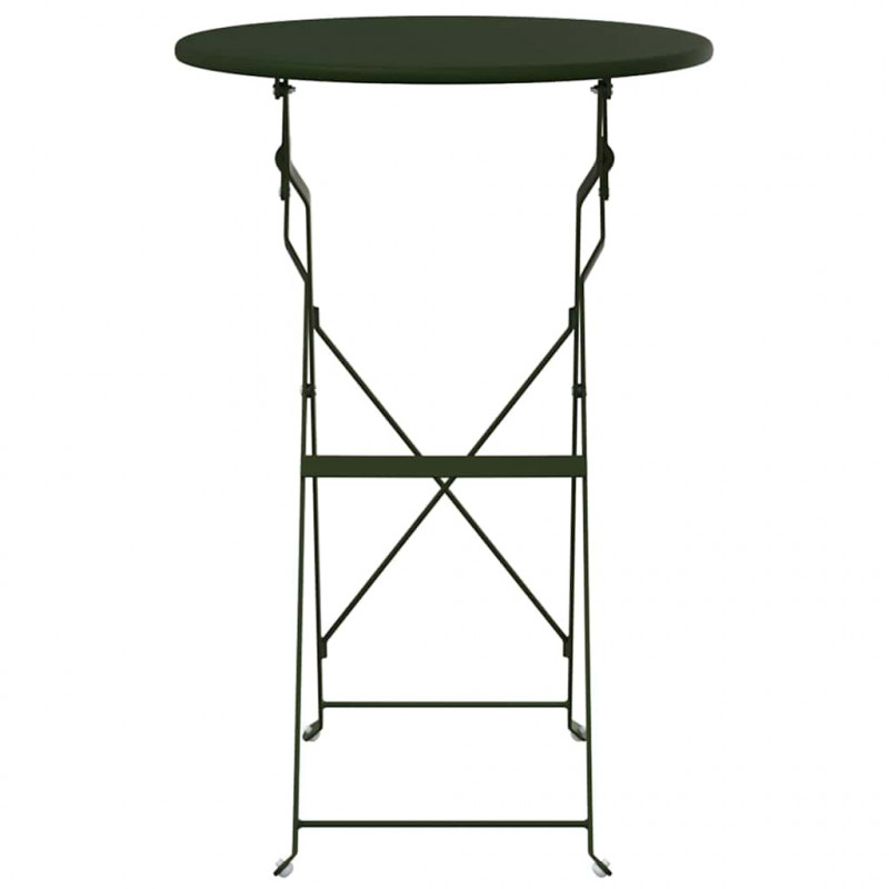 Stolik bistro Ciemna zieleń Ø 50 x 71 cm
