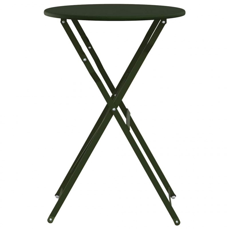Stolik bistro Ciemna zieleń Ø 50 x 71 cm