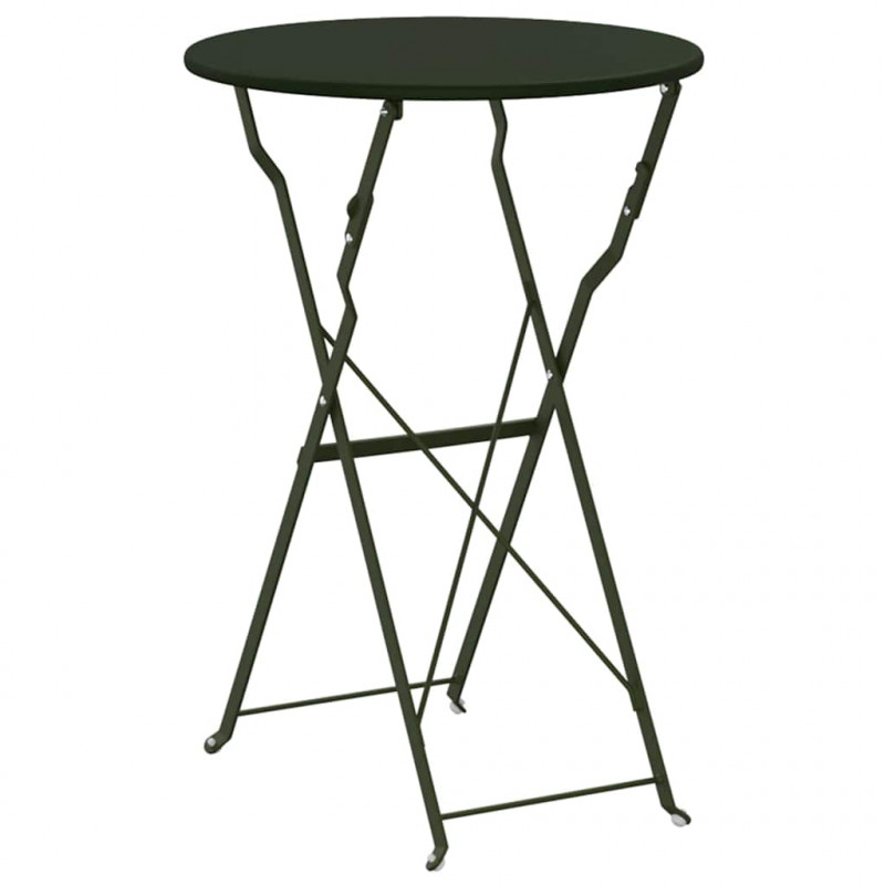 Stolik bistro Ciemna zieleń Ø 50 x 71 cm
