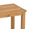 Konsola Brązowy 110 x 40 x 45 cm Lite drewno teakowe